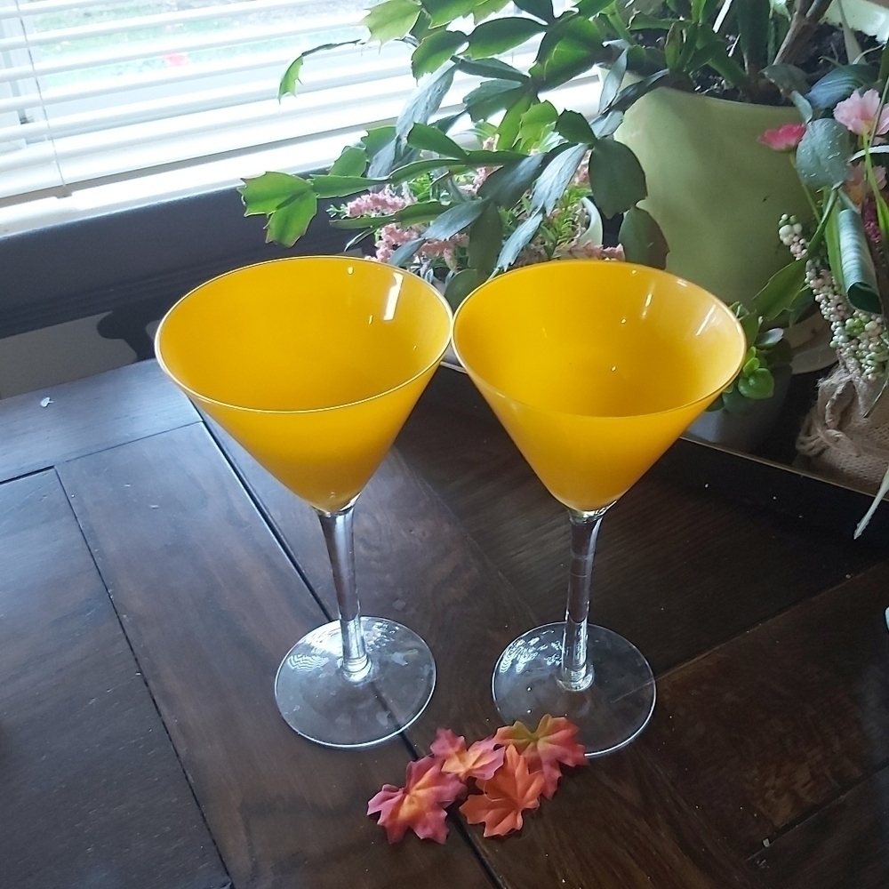 🍸FUN MARTINI GLASSES( SET OF 2)🍸